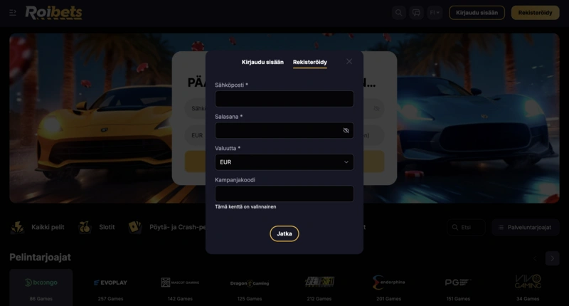 Roibets Login